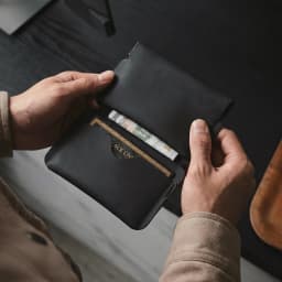 Slim Minimalist Card Holder RFID Blocking Leather Credit Card Holder Front Pocket
