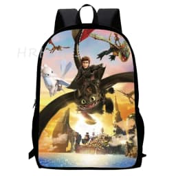 How to Train Your Dragon Backpacks Primary Cartoon Schoolbag Orthopedic Backpack Lightweight Student Schoolbag Book Bag