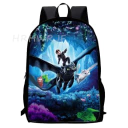 How to Train Your Dragon Backpacks Primary Cartoon Schoolbag Orthopedic Backpack Lightweight Student Schoolbag Book Bag