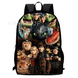 How to Train Your Dragon Backpacks Primary Cartoon Schoolbag Orthopedic Backpack Lightweight Student Schoolbag Book Bag