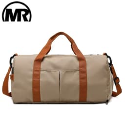 2025 New Fitness Bag Fashion Luggage Bag Men's Casual Large Capacity Sports Handbag Travel Storage Luggage Bag Simple Zipper Bag