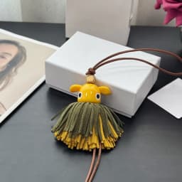 Luxury Designer Leather Cute Elf Charm For Women's Bags Fashion High-end Exquisite Workmanship Bag Decoration Bag Accessories