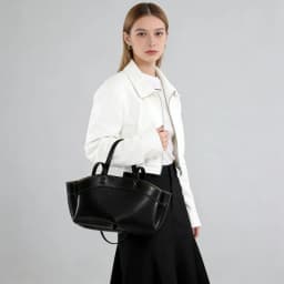 Women Shoulder Bag, Trendy Spacious Tote Bag, Commute Shopping Handbag Set with Matching Mini Pouch