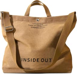 Large Tote Bag for Women, Canvas Bag Women Gift, Fashion Crossbody 16oz 100% Cotton Bag, Large Capacity Shoulder Bag pd