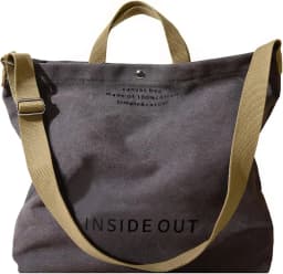Large Tote Bag for Women, Canvas Bag Women Gift, Fashion Crossbody 16oz 100% Cotton Bag, Large Capacity Shoulder Bag pd