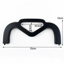 1Pc 25cm Wooden Bag Handle for Purse Frame Wallet Clourse Clip Kiss Clasp Women's Handbag DIY Sewing Bracket Bags Accessories