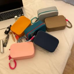 Zipper Pouch Silicone Storage Bag ID Credit Card Holder Lipstick Bags Silicone Makeup Holder Waterproof Large Capacity