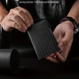 Slim Wallet with Coin Slot Credit Card Wallet Mens for Magnetic Closure RFID Protection Men Wallet