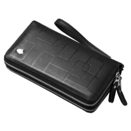 Genuine Leather Wallets for Men 2026 Long Zipper Wristlet Clutch Phone Bag Business Card Holder Wallet Brand Murse Coin Purse