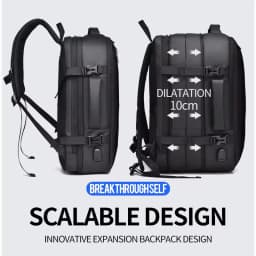 Weixier 16 Inch Large-capacity Men's High-end Backpack Computer Bag High-end Business Bag Expandable Backpack Witch USB