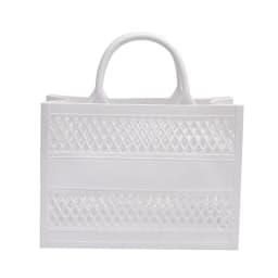 2025 New Large Beach Bag PVC Rubber Waterproof Beach Travel Picnic Storage Basket Women Shopping Handbags Sac Jelly Tote Bag Ins