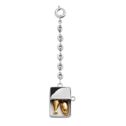 Silver Box Fish For Women Bag Keychain Gift Durable Fashion Highend Car Hanging Ornament Delicate Bag Accessories