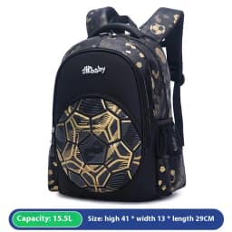 Football School Bags for Boys Shoulder Backpack Bagutte Children Spinal Protection Light Big Capacity Waterproof Backpack Kids