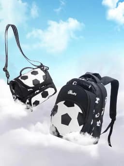 Football School Bags for Boys Shoulder Backpack Bagutte Children Spinal Protection Light Big Capacity Waterproof Backpack Kids