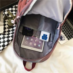 New Women's Backpack Female Fashion New Backpack Unisex Large Capacity Laptop Backpack Nylon Lady Schoolbag Cute Student Bag