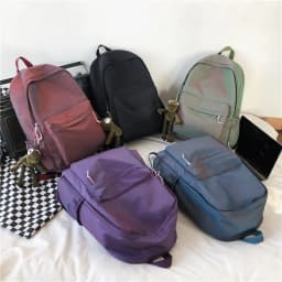 New Women's Backpack Female Fashion New Backpack Unisex Large Capacity Laptop Backpack Nylon Lady Schoolbag Cute Student Bag