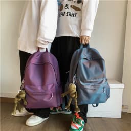 New Women's Backpack Female Fashion New Backpack Unisex Large Capacity Laptop Backpack Nylon Lady Schoolbag Cute Student Bag