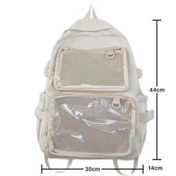 Japanese Style Transparent Ita Bag for Girls Comic Cons Large Capacity Women Backpack Fashion School Bags for College Student JK