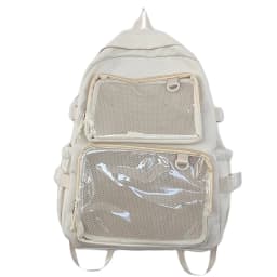 Japanese Style Transparent Ita Bag for Girls Comic Cons Large Capacity Women Backpack Fashion School Bags for College Student JK