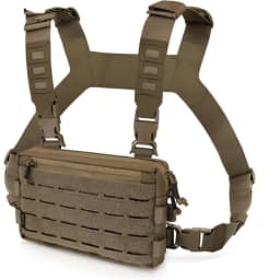 New 1000D Nylon Men Chest Bag Reflective Strips EDC Hip-hop Streetwear Backpack Multiple Pockets Nylon Chest Rig Bag Hiking