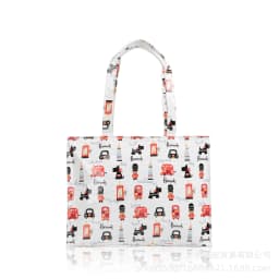 Shopping bag PVC tote bag small niche design waterproof tote bag eco-friendly versatile single shoulder bag lunch bag