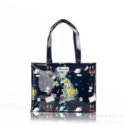Shopping bag PVC tote bag small niche design waterproof tote bag eco-friendly versatile single shoulder bag lunch bag