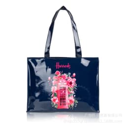 Shopping bag PVC tote bag small niche design waterproof tote bag eco-friendly versatile single shoulder bag lunch bag