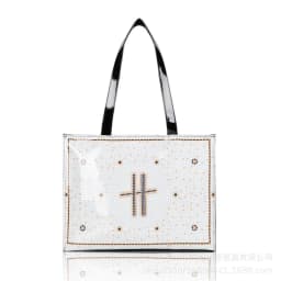 Shopping bag PVC tote bag small niche design waterproof tote bag eco-friendly versatile single shoulder bag lunch bag