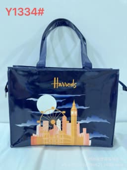 Shopping bag PVC tote bag small niche design waterproof tote bag eco-friendly versatile single shoulder bag lunch bag