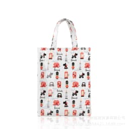 Shopping bag PVC tote bag small niche design waterproof tote bag eco-friendly versatile single shoulder bag lunch bag