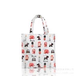 Shopping bag PVC tote bag small niche design waterproof tote bag eco-friendly versatile single shoulder bag lunch bag