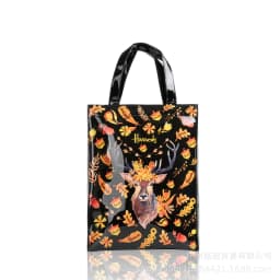 Shopping bag PVC tote bag small niche design waterproof tote bag eco-friendly versatile single shoulder bag lunch bag