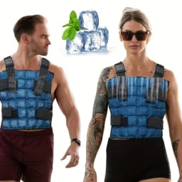 Summer Repeatable Self-absorbing Water Cooling Vests Ice Packs Physiotherapy Ice Compress Body Wrap for High Temperature Tools