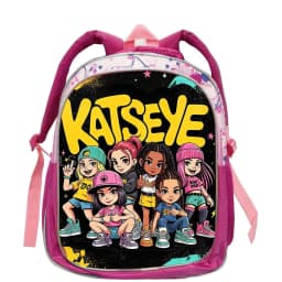 Custom 3D Printing Katseye Backpack for Girls Boys Cartoon Kindergarten Schoolbag Bookbag Casual Backpack 12inch