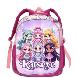 Custom 3D Printing Katseye Backpack for Girls Boys Cartoon Kindergarten Schoolbag Bookbag Casual Backpack 12inch