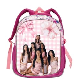 Custom 3D Printing Katseye Backpack for Girls Boys Cartoon Kindergarten Schoolbag Bookbag Casual Backpack 12inch