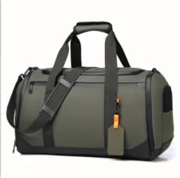Large Capacity Carry on Travel Bag for Men Spacious Sports Gym Bag with Multiple Compartments Weekend Overnight Duffel Bag