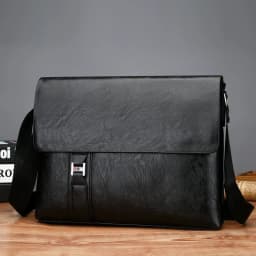 Luxury Brand Men Shoulder Bag For IPAD PU Leather Business Handbag Men Messenger Bag Side Sling Bag Fashion Man Crossbody Bag
