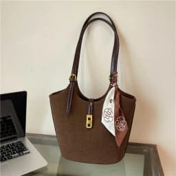 Designer Women's Genuine Leather Handbags Luxury Quality Fashion Tote Bucket Bag Lady's Small to Big Size