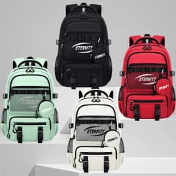 Lightweight Waterproof Kids School Backpack for Boys School Bag Grade 3-6 Large Capacity Casual Travel Shoulder Bag for Students