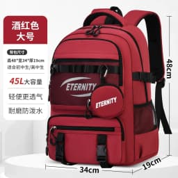 Lightweight Waterproof Kids School Backpack for Boys School Bag Grade 3-6 Large Capacity Casual Travel Shoulder Bag for Students