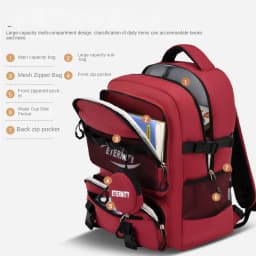 Lightweight Waterproof Kids School Backpack for Boys School Bag Grade 3-6 Large Capacity Casual Travel Shoulder Bag for Students
