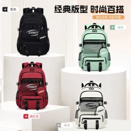 Lightweight Waterproof Kids School Backpack for Boys School Bag Grade 3-6 Large Capacity Casual Travel Shoulder Bag for Students