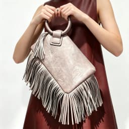 Vintage and personalized women's fringed clutch bag, fashionable street style Y2K handbag
