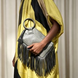 Vintage and personalized women's fringed clutch bag, fashionable street style Y2K handbag