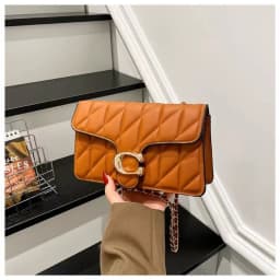 2026 New European Style Small Fragrance Diamond Grid Bag, Light Luxury Women's Single Shoulder Crossbody Women's Bag