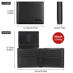 Men's Wallet 2025 New Arrival Genuine Leather Large Capacity Wallet Card Holder Integrated Ultra-Thin Wallet