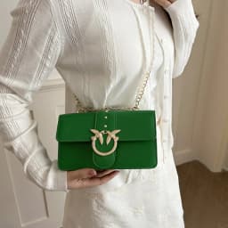 Internet Celebritynew Korean-style Chain Shoulder Crossbody Bag, Fashionable Versatile Small Square Bag For Women