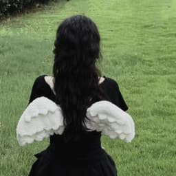 New Adjustable Straps Angel Wings Backpack Polyester Zipper Lolita Backpack White Color Backpack JK Uniform