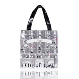 Women Waterproof PVC Cartoon Shopping Bag Portable Student Shoulder Handbag